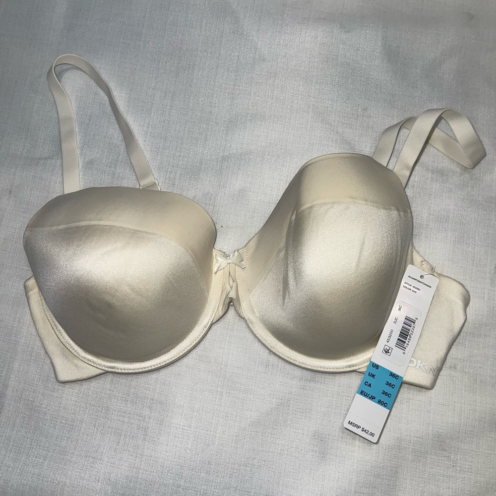DKNY Women's Elegant Cream Bra